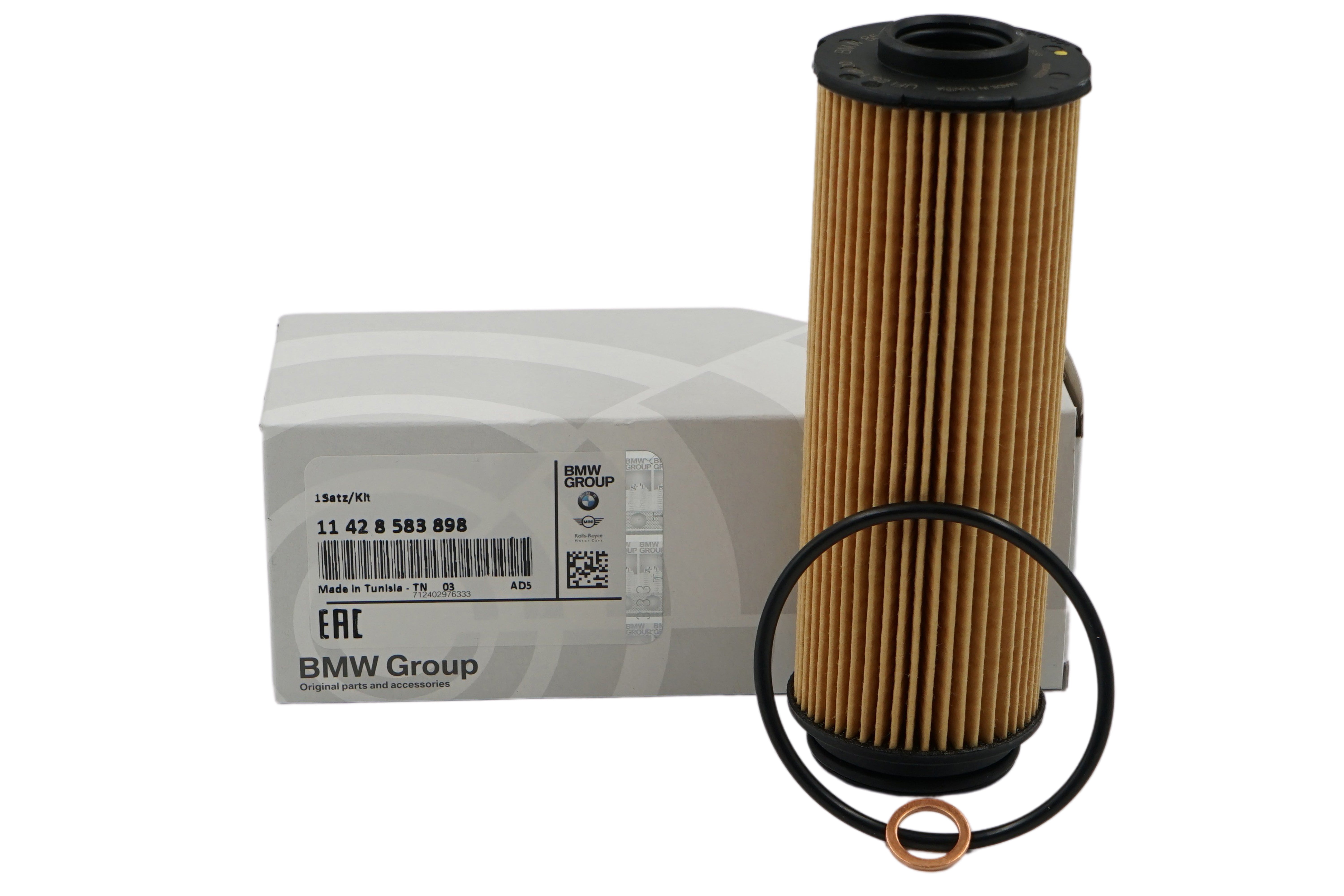 BMW Engine Oil Filter B58 Gen1 and Gen2 11425B4C845