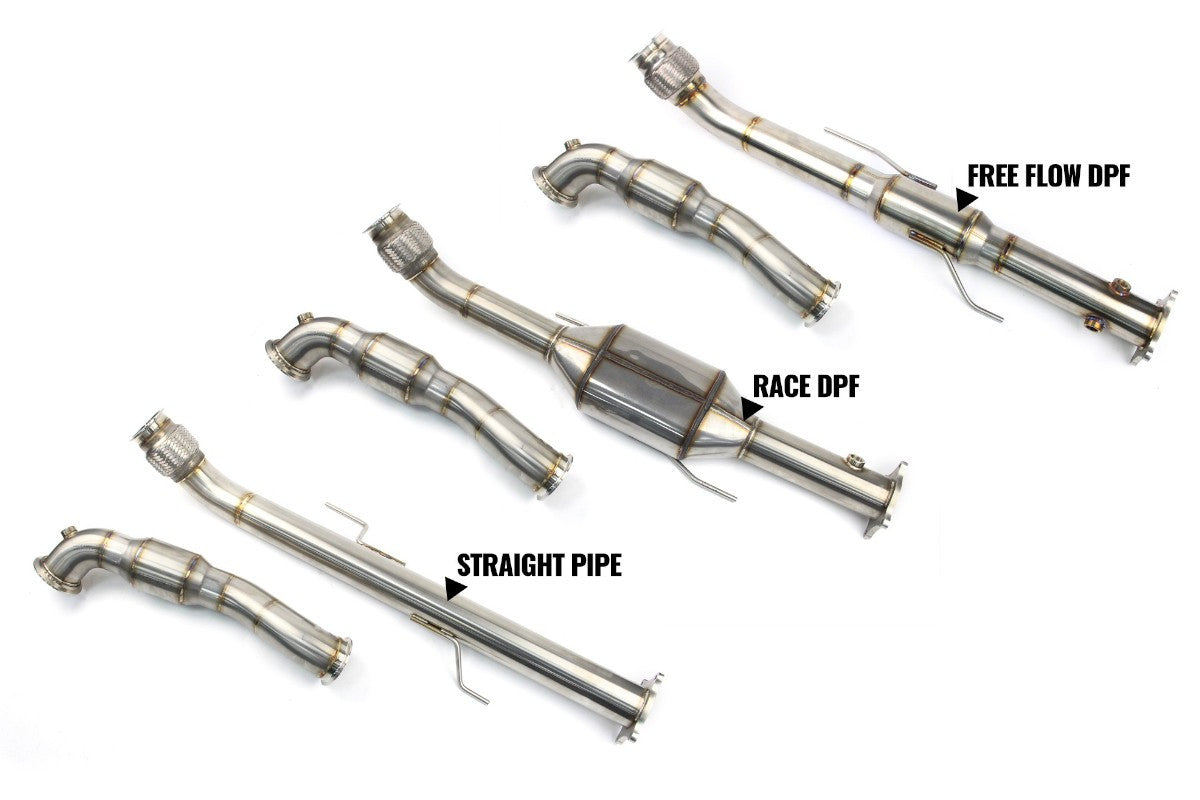 Darkside 3" DPF / CAT Delete Downpipe VW Amarok 3.0 TDI V6 DDXA DDXB DDXC DDXE
