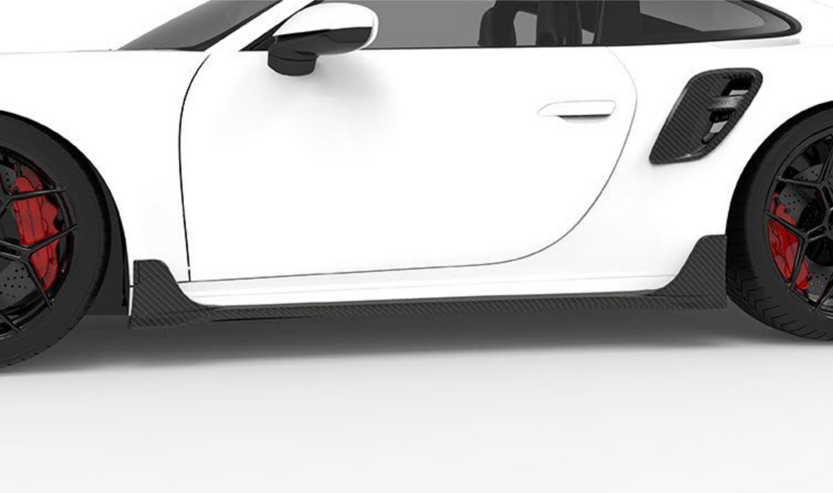 1016 Industries Porsche 992 Turbo S Side Skirts