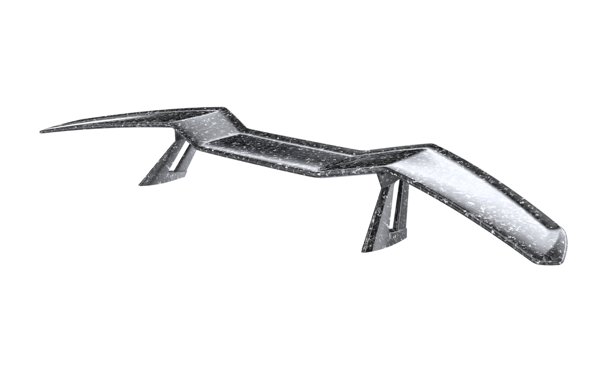 1016 Industries Lamborghini Revuelto Fixed Race Spoiler W/ Base &amp; EDM