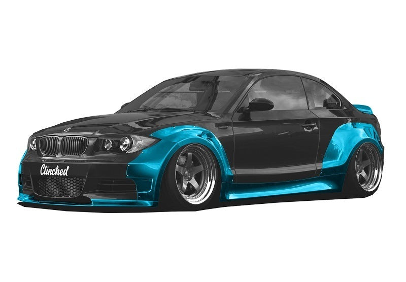 Clinched E82 Widebody Kit - Without Ducktail - BMW 1 M Coupe 128i 135i N54 N52