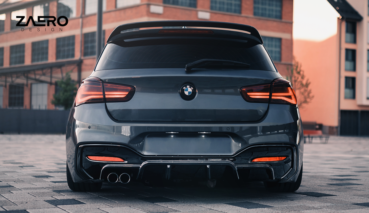 Zaero Design EVO-1 Diffuser for BMW 1 Series F20 (LCI)[Single Exit] 2016-2019