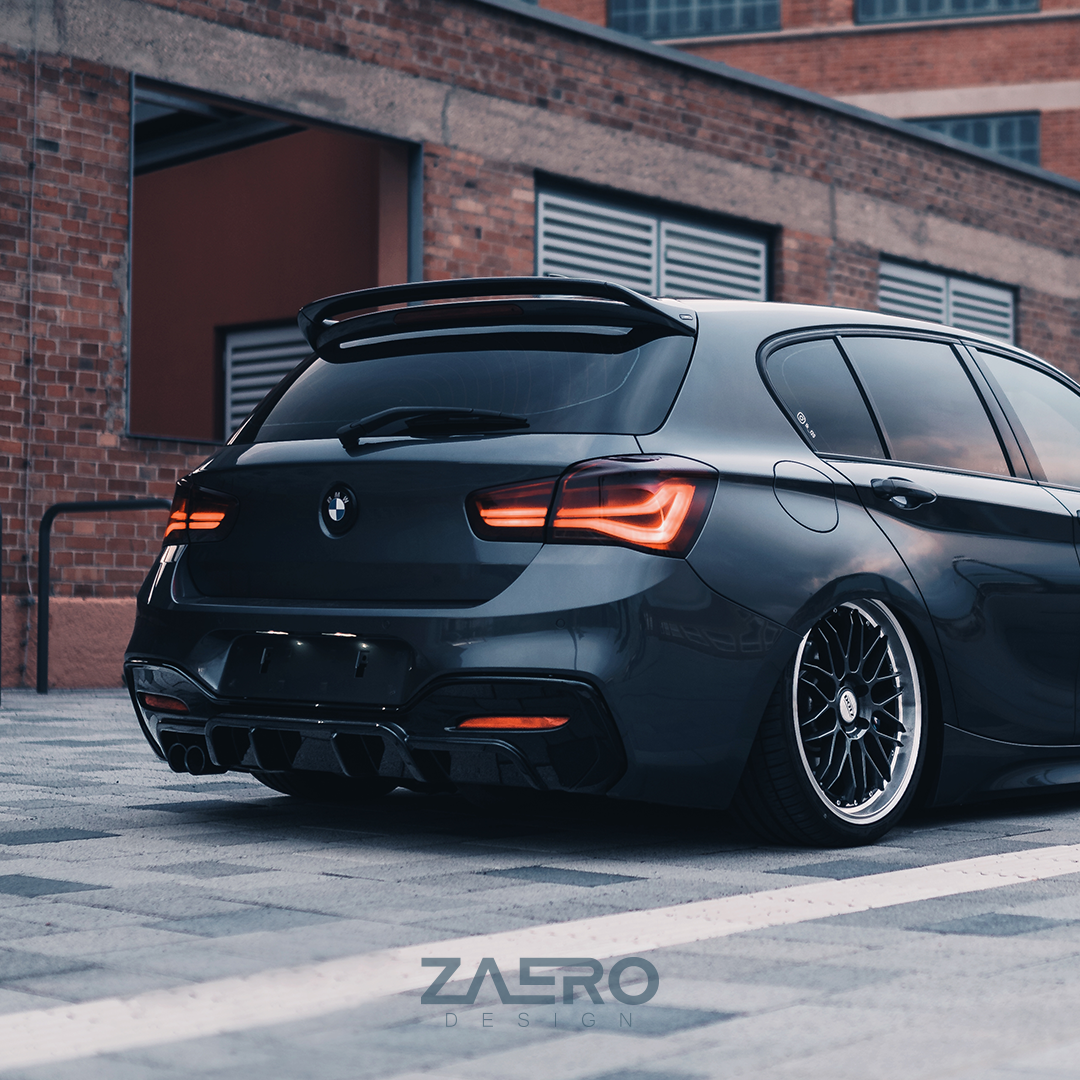 Zaero Design EVO-1 Diffuser for BMW 1 Series F20 (LCI)[Single Exit] 2016-2019