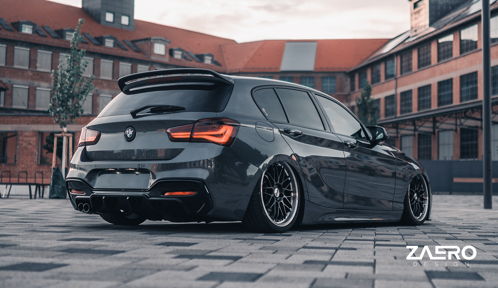 Zaero Design EVO-1 Diffuser for BMW 1 Series F20 (LCI)[Single Exit] 2016-2019