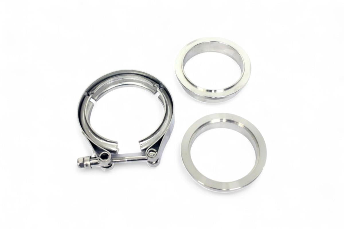 Stainless Steel Exhaust V-Band Clamp with Male / Female Flanges