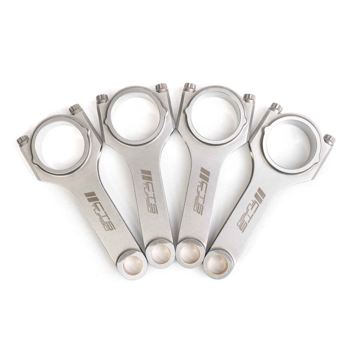 CTS Turbo Connecting Rods VW &amp;amp; Audi 144x20 Tapered Rifle Drilled | Fits MK5/B7 FSI 2.0T EA113 With Stock Pistons