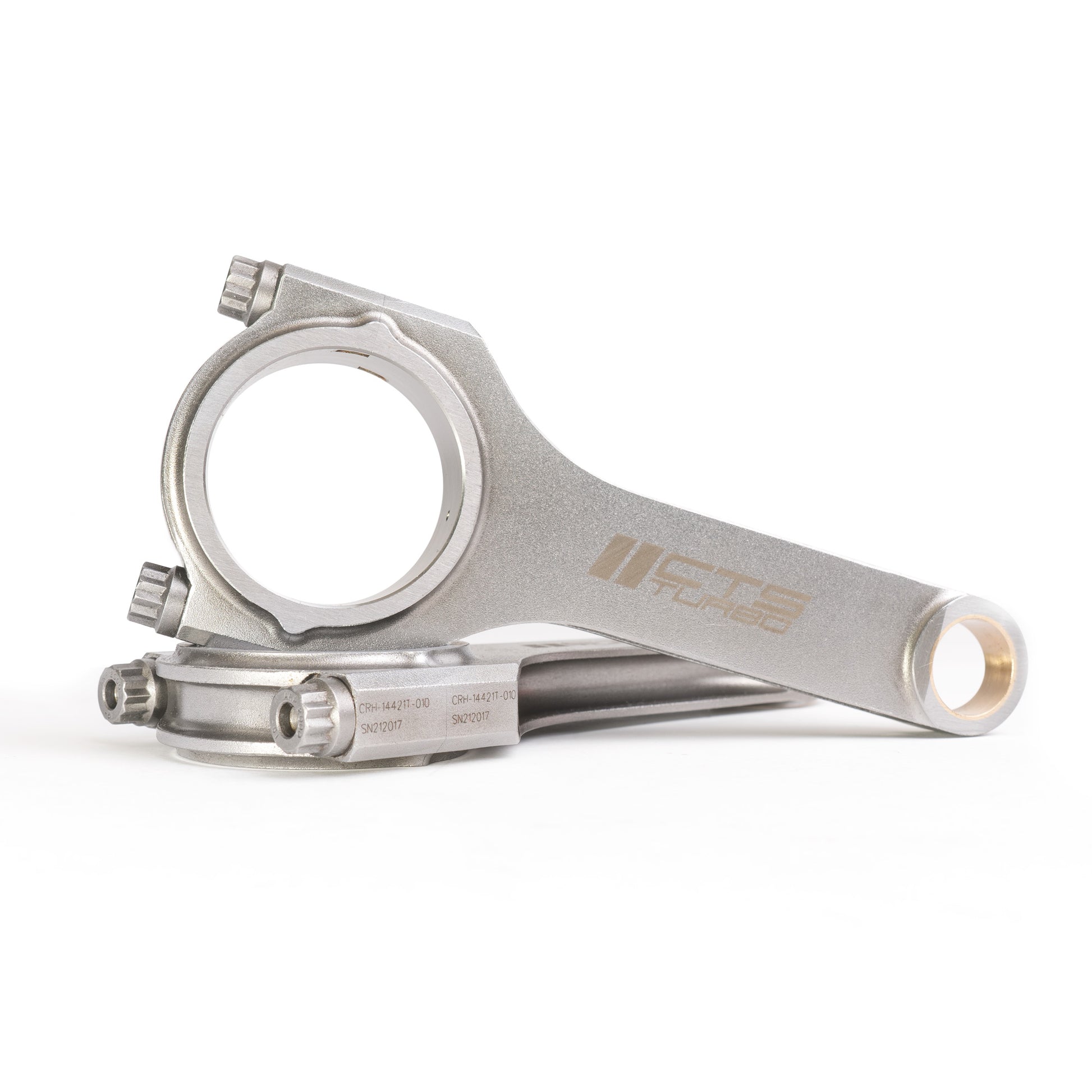 CTS Turbo Connecting Rods VW & Audi 144x21 Tapered Rifle Drilled | Fits MK6/B8 2.0T EA888 Gen 1 & 2 With Stock Pistons