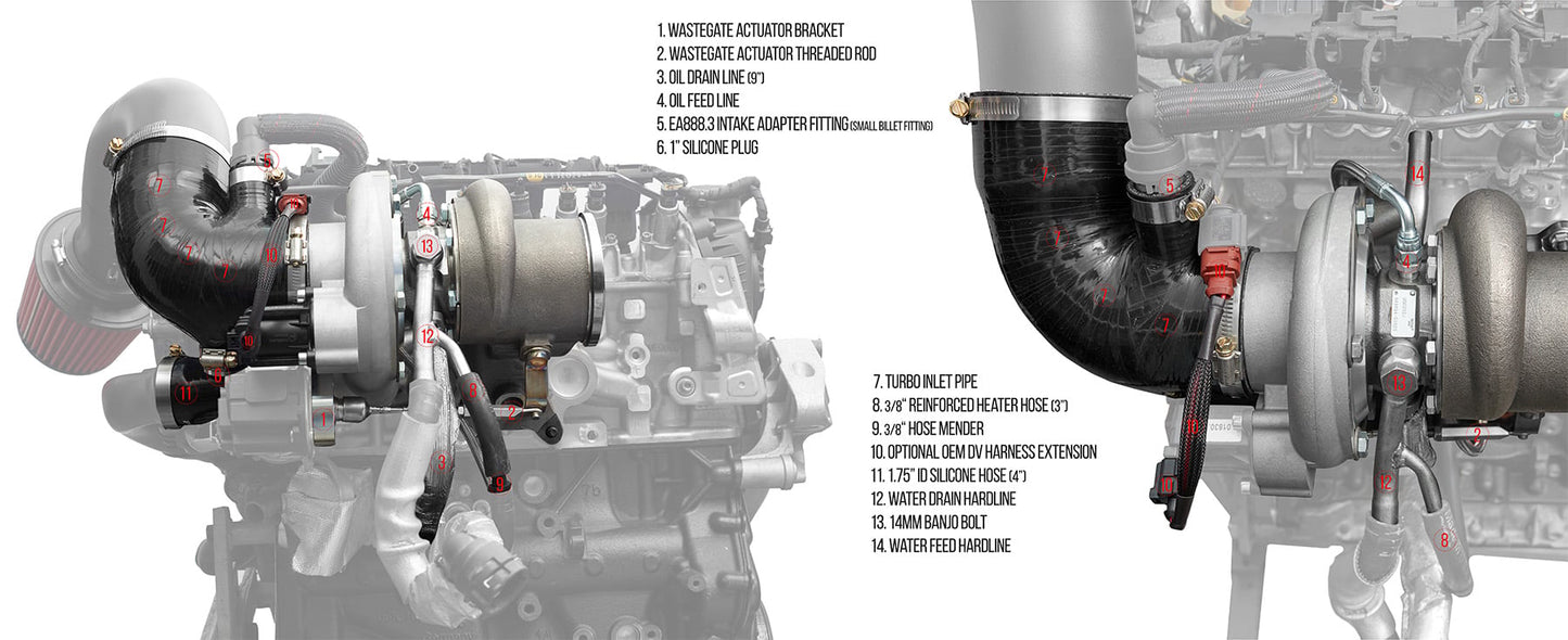 CTS Turbo MQB BOSS600 V2 MK7 GTI/Golf R/8V S3/8V A3 - Discontinued
