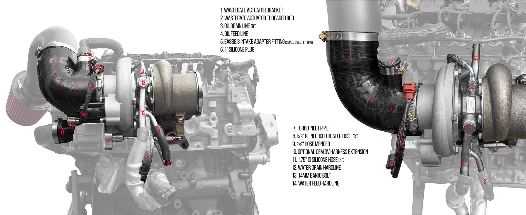 CTS Turbo MQB BOSS600 V2 MK7 GTI/Golf R/8V S3/8V A3 - Discontinued