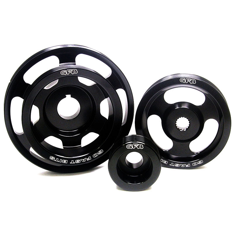 GFB Lightweight aircraft grade alumimium Lightened underdrive pulley kit For MY08-on WRX/Sti (2014)