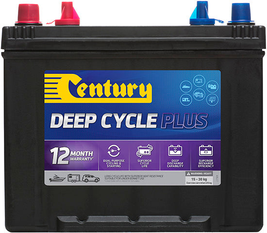 Century 24DCMF Century Deep Cycle Battery 12V 600 CCA, 82 AH, 12-Month Warranty - Image 1