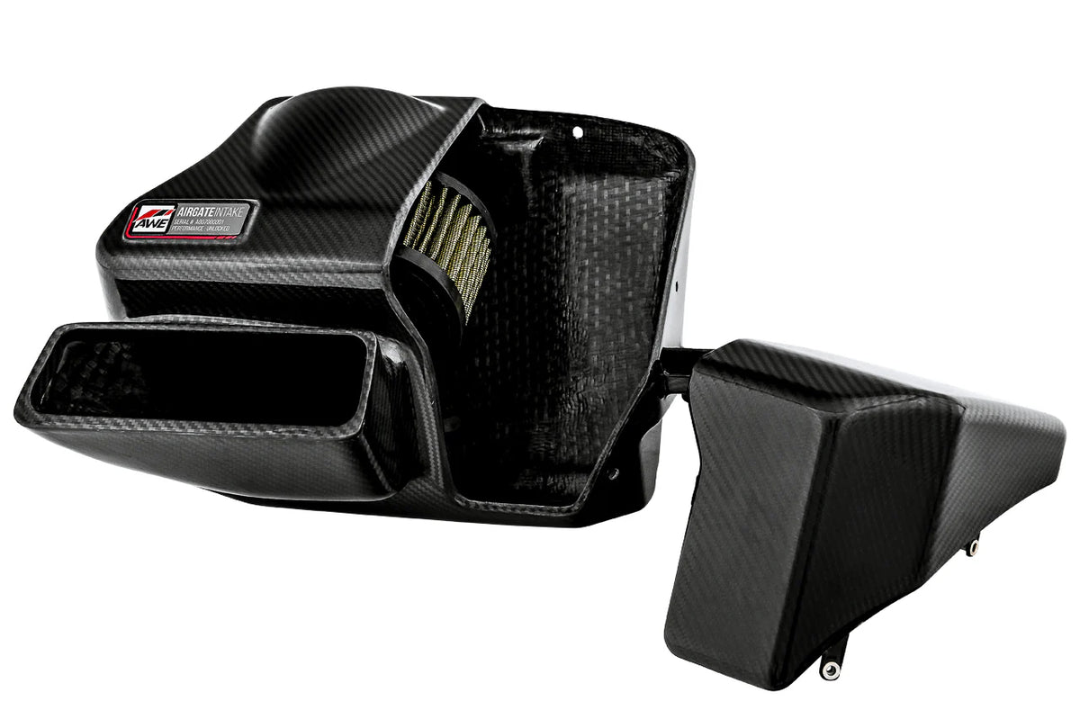 AWE Audi / Volkswagen MQB 1.8T/2.0T/Golf R Carbon Fiber AirGate Intake w/ Lid