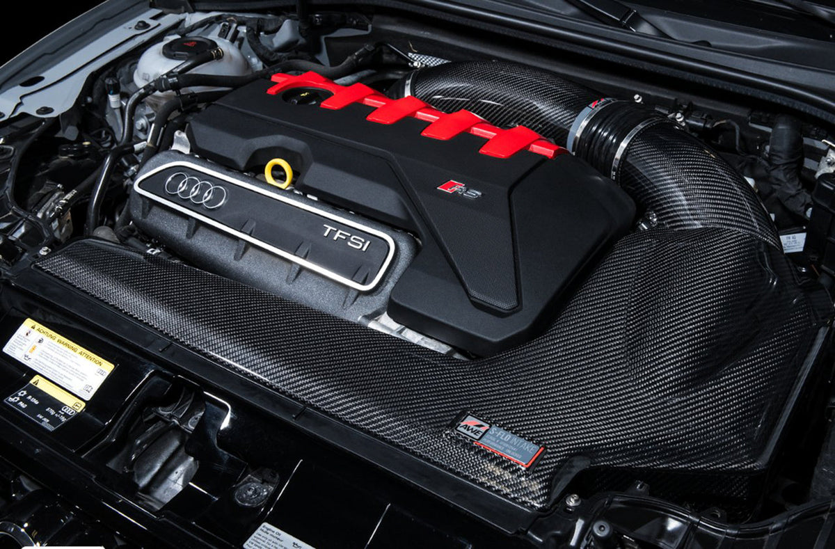 AWE 4.5in S-FLO Carbon Intake for Audi RS3 8V / 8Y & TT RS 8S 2.5 TFSI