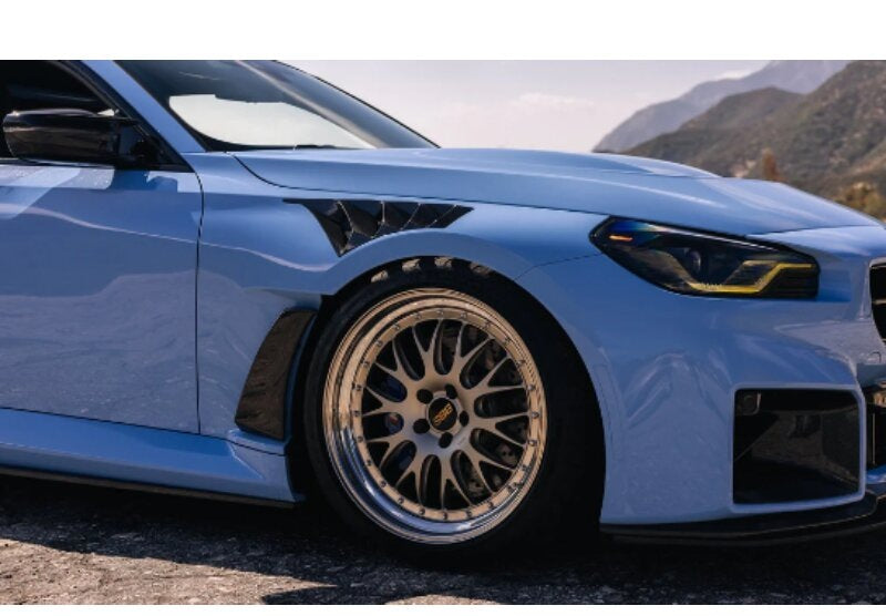Alpha-N G87 M2 Carbon Vented Front Fender Set - V4 With Blades - BMW S58
