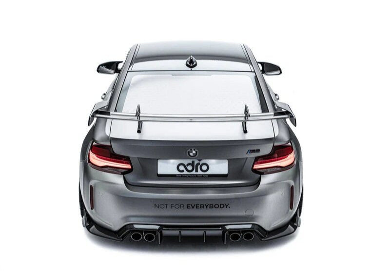 ADRO AT-R1 Carbon Fibre Swan Neck GT Wing - BMW M2 F87 N55 S55