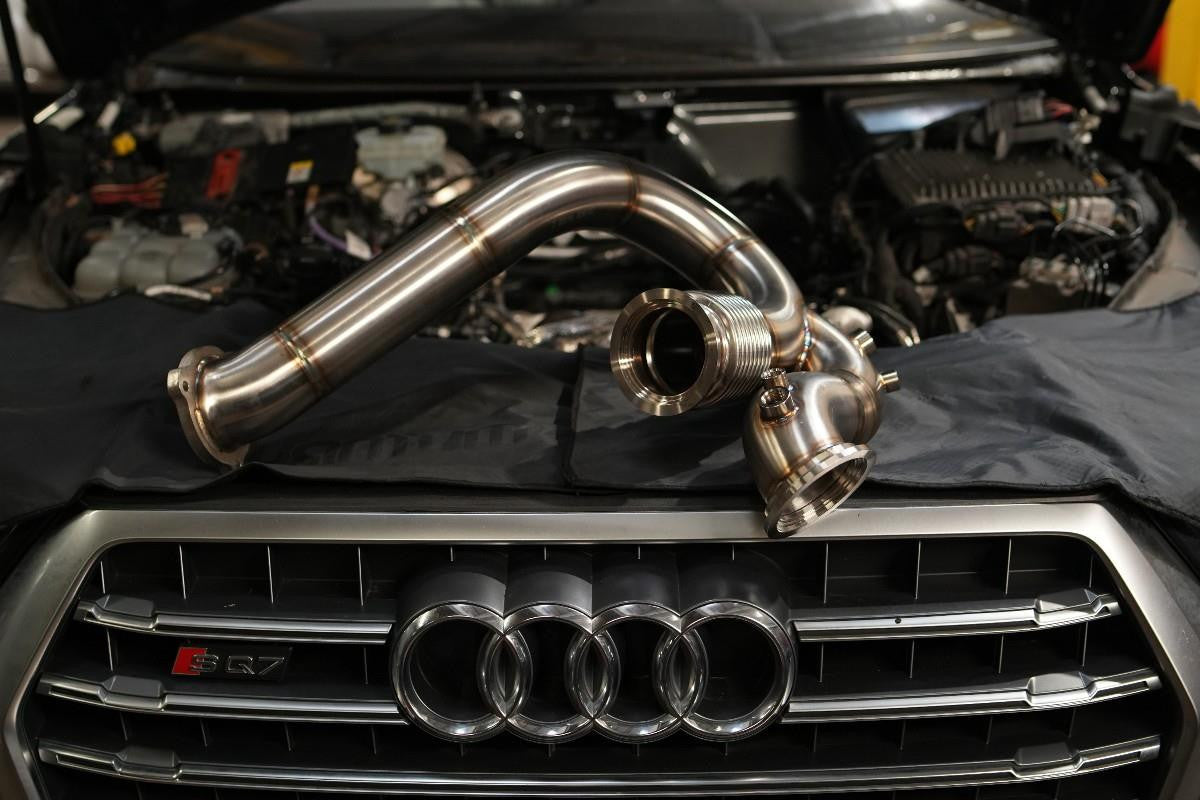 VW Touareg (CR7) / Audi SQ7 &amp; SQ8 (4M) 4.0 TDI V8 DPF Delete Downpipe