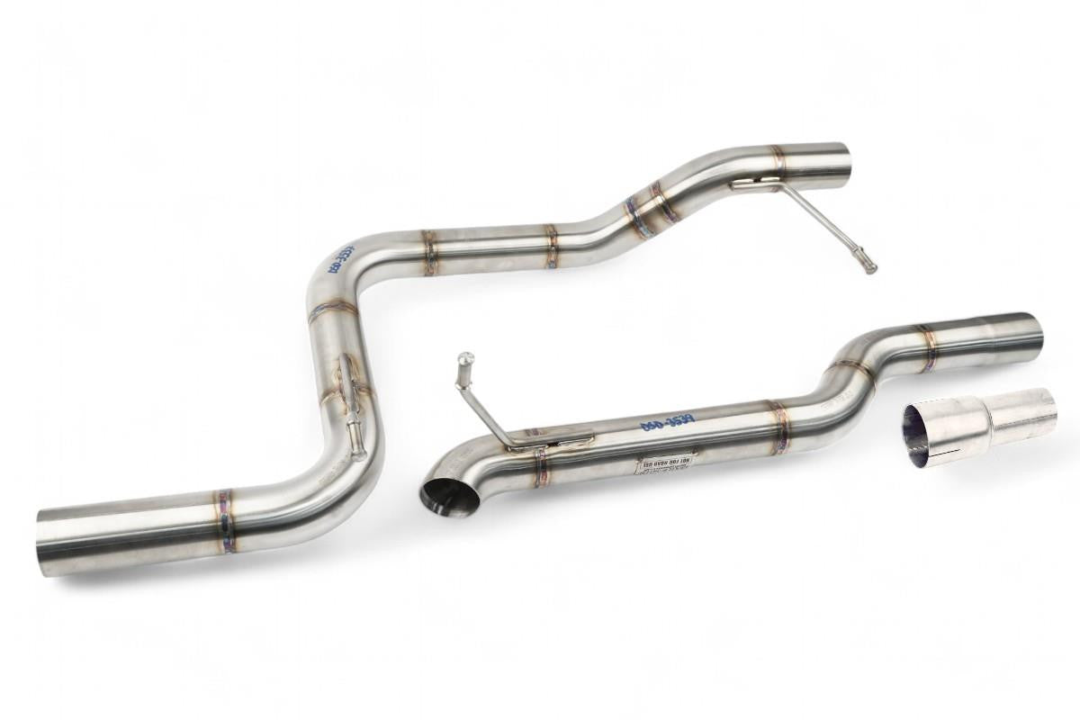 Darkside VW Mk5 Caddy Maxi LWB 2.5" Stainless Steel Exhaust System