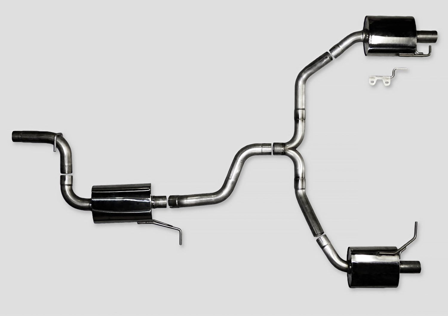 AWE VW CC 2.0T Touring Edition Performance Exhaust - Chrome Silver Tips
