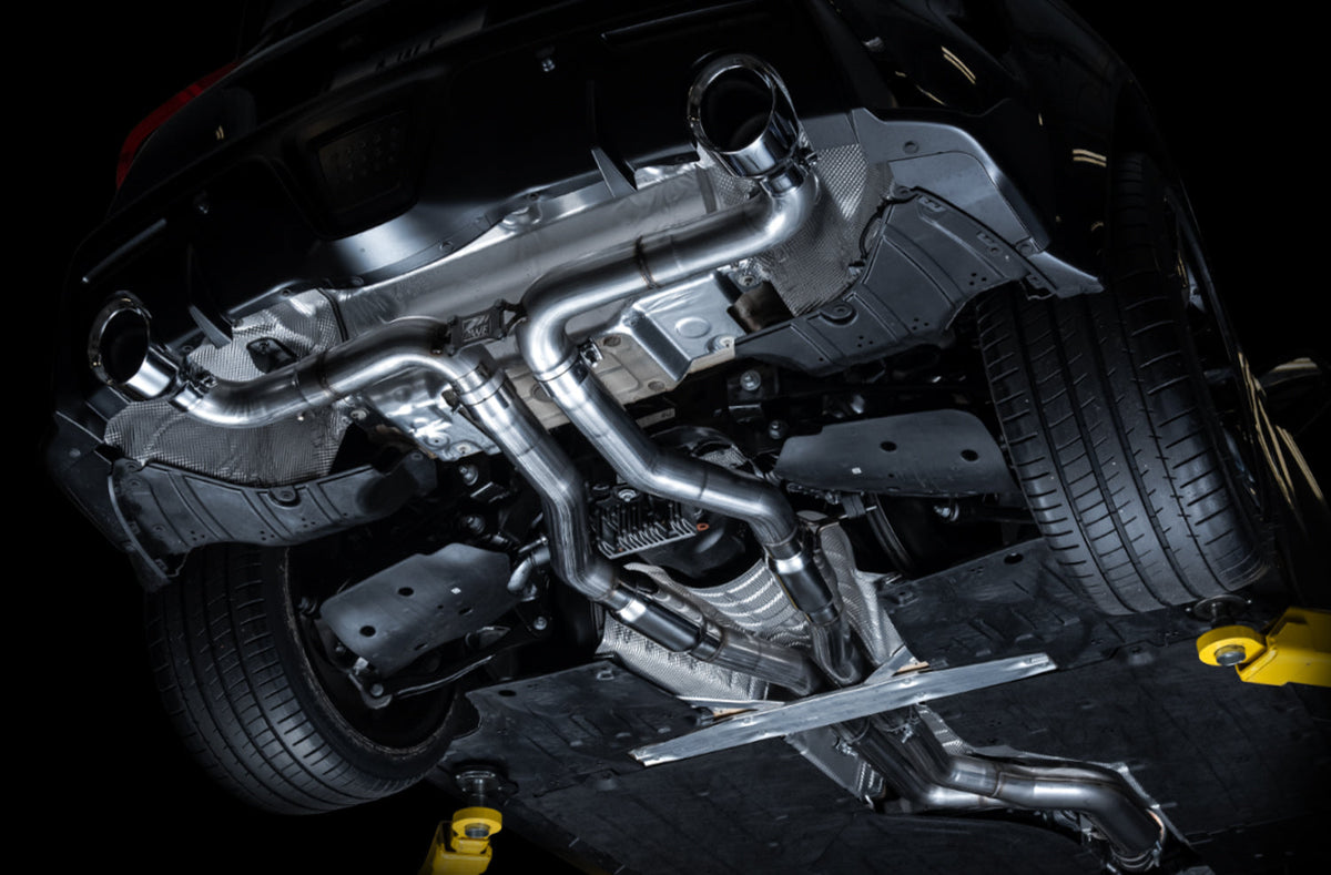 AWE Track Edition Exhaust for Toyota GR Supra A90 / A91 B58 3.0 (2020+) - Resonated