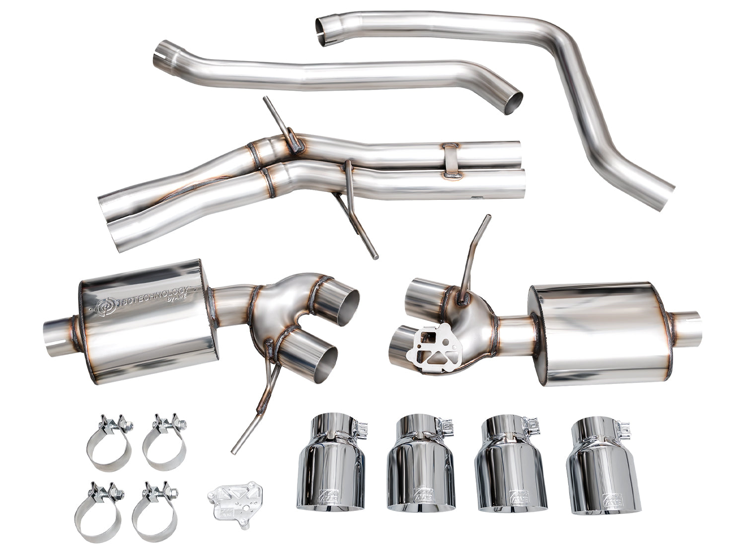 AWE Touring Edition Exhaust for Porsche Macan 95B.2 S / GTS / Turbo 3.0T / 2.9TT (2019-2021)