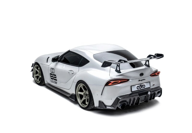 ADRO AT-R2 Taller Carbon Fibre Swan Neck Wing - Toyota GR Supra A90 A91 B58