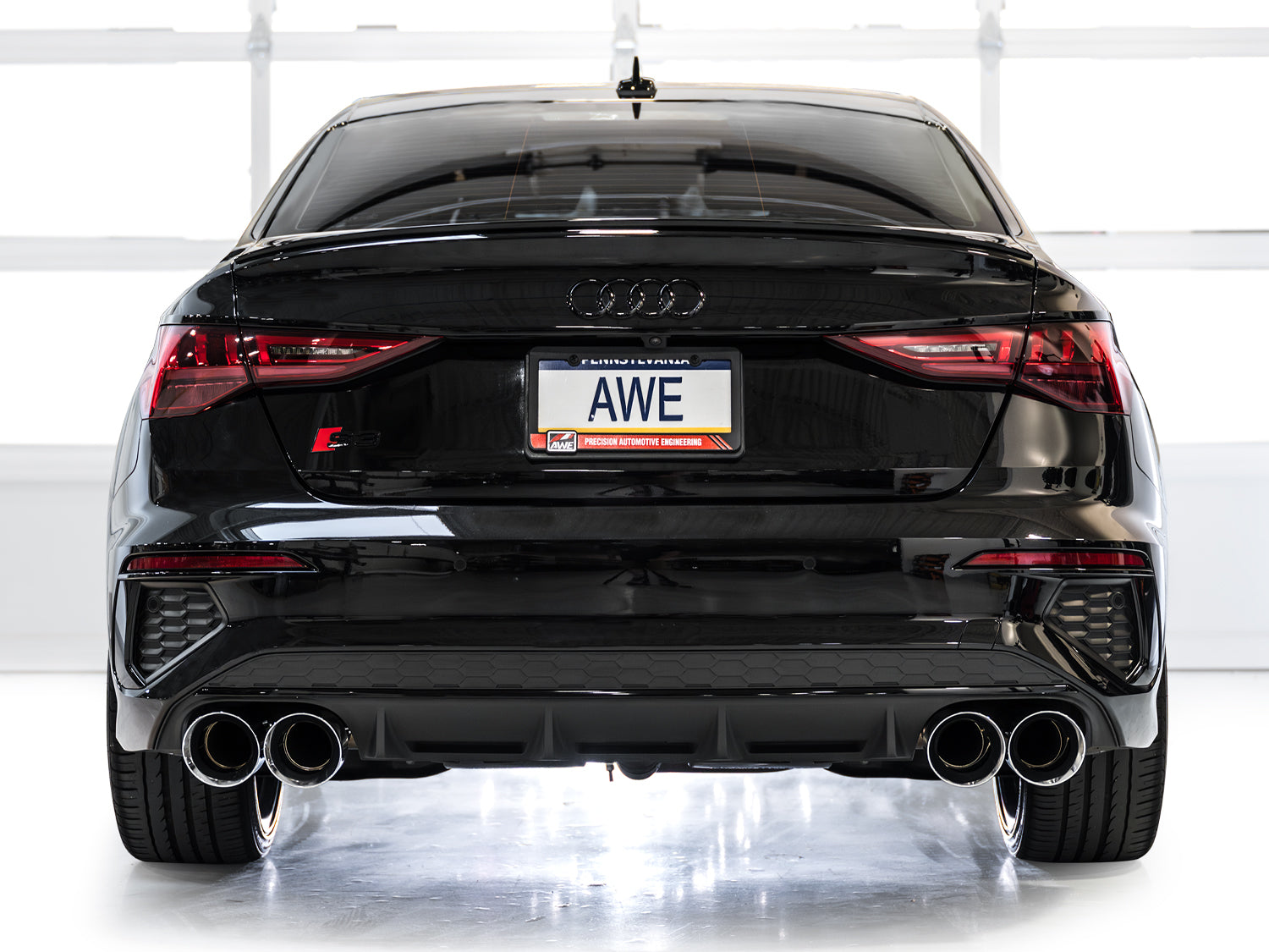 AWE Track Edition Exhaust for Audi S3 8Y EA888 evo4 2.0T (2021+)