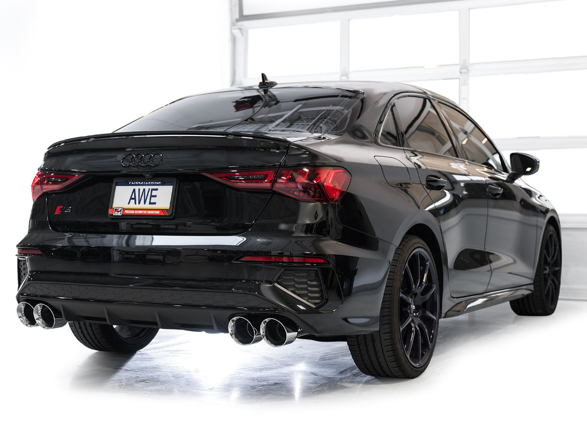 AWE Track Edition Exhaust for Audi S3 8Y EA888 evo4 2.0T (2021+)