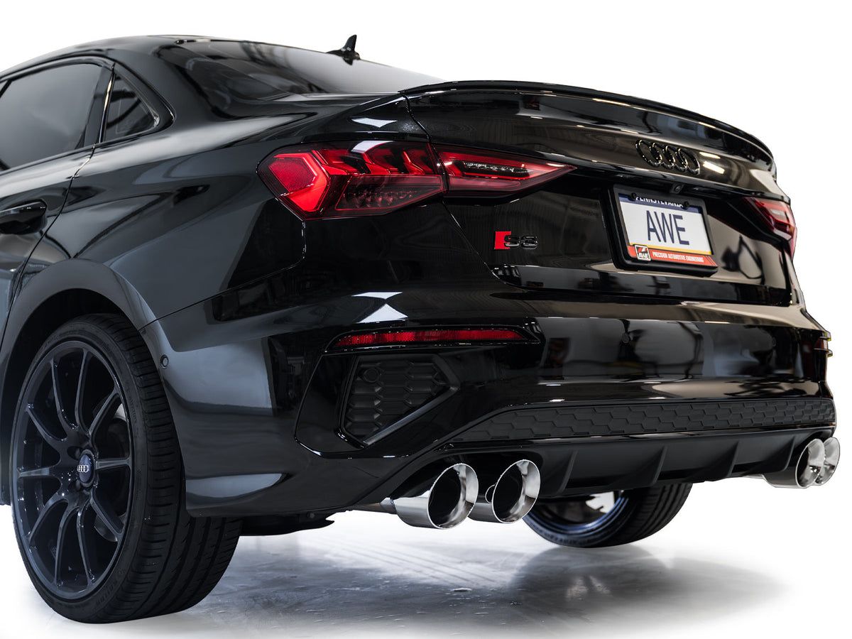 AWE Track Edition Exhaust for Audi S3 8Y EA888 evo4 2.0T (2021+)