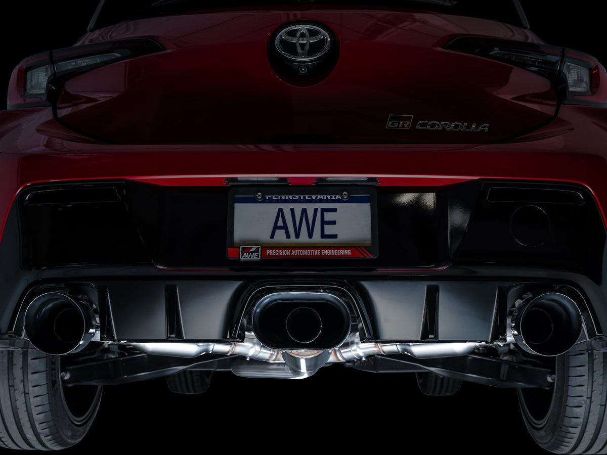 AWE Track Edition Exhaust for Toyota GR Corolla G16E-GTS 1.6T (2023+)