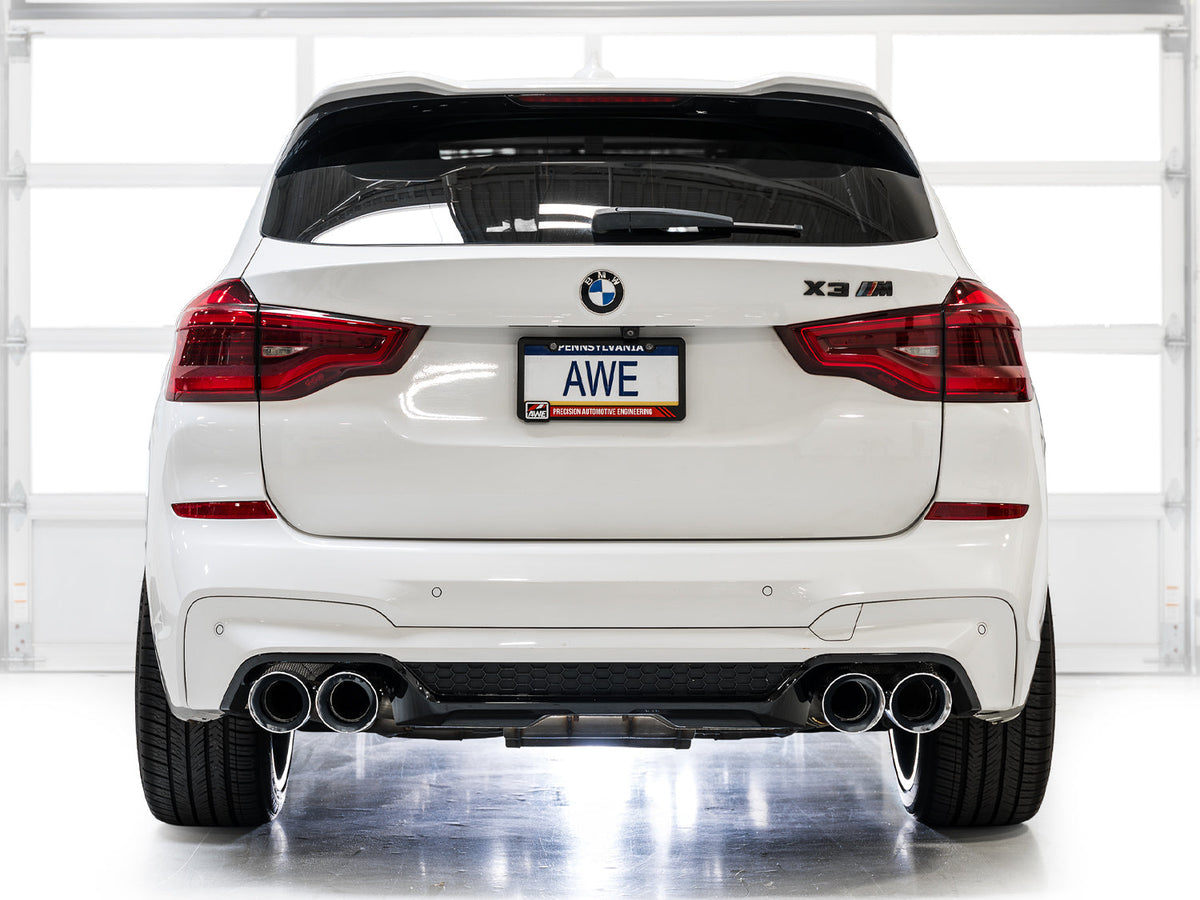 AWE SwitchPath Axleback Exhaust for BMW X3 M F97 / X4 M F98 S58 3.0 (2019+)