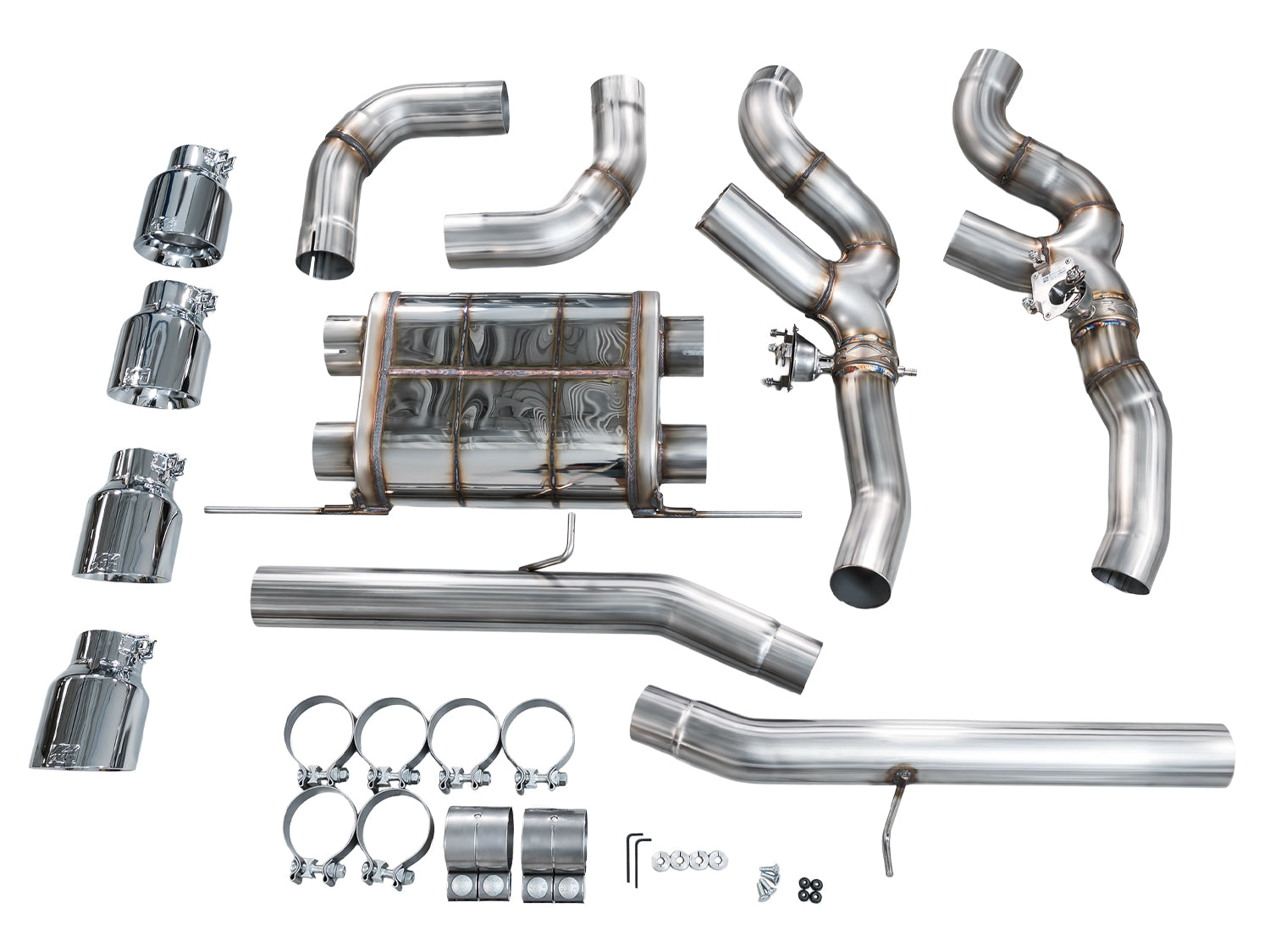 AWE SwitchPath Axleback Exhaust for BMW X3 M F97 / X4 M F98 S58 3.0 (2019+)