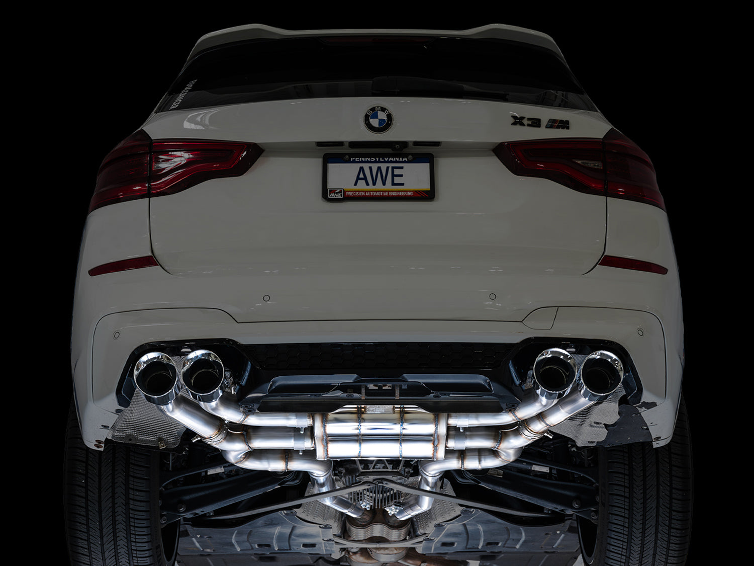 AWE SwitchPath Axleback Exhaust for BMW X3 M F97 / X4 M F98 S58 3.0 (2019+)