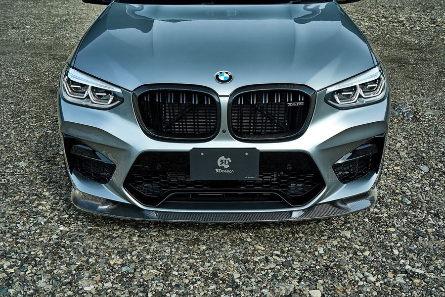 3D Design Carbon Fibre Front Lip - BMW F97 X3 M / F98 X4 M S58