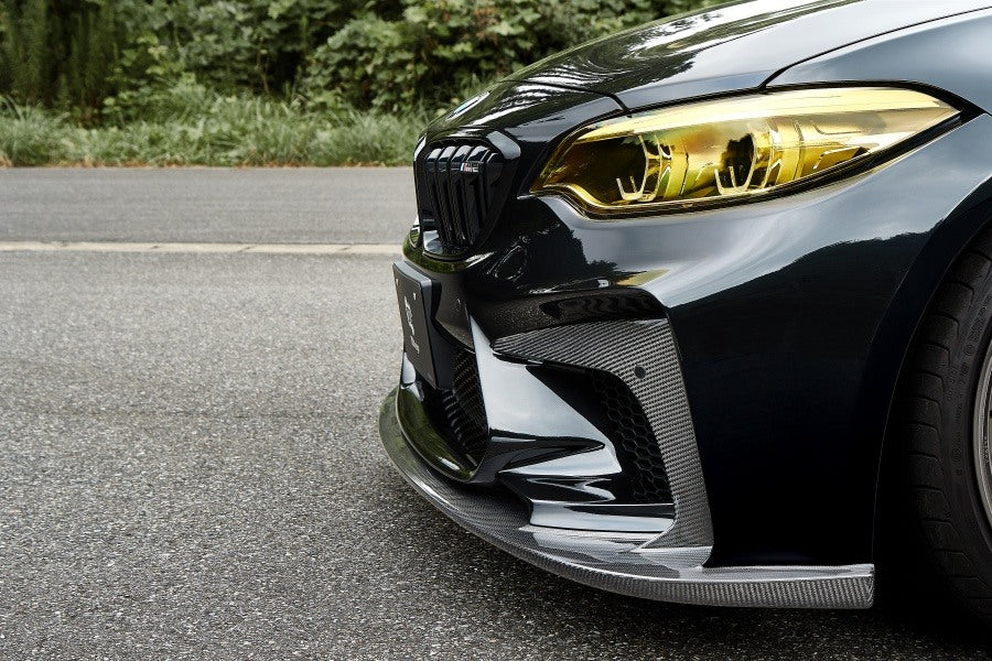 3D Design Carbon Fibre Front Bumper - BMW F87 M2 Competition / M2 CS S55