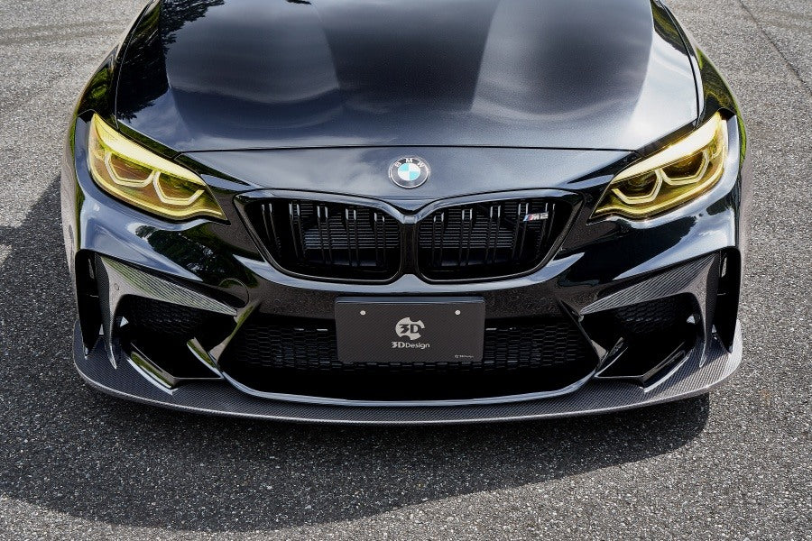 3D Design Carbon Fibre Front Bumper - BMW F87 M2 Competition / M2 CS S55