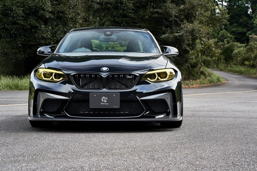 3D Design Carbon Fibre Front Bumper - BMW F87 M2 Competition / M2 CS S55