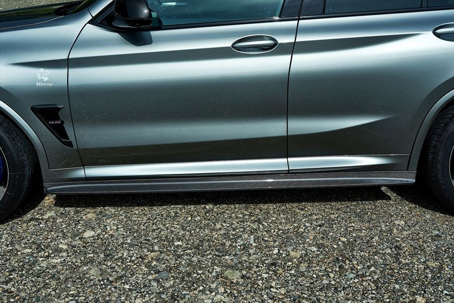 3D Design Carbon Fibre Side Skirt Set - BMW F97 X3 M / F98 X4 M S58
