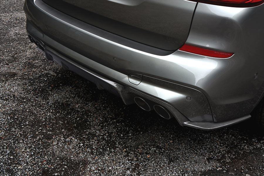 3D Design Carbon Fibre Rear Diffuser - BMW F97 X3 M S58