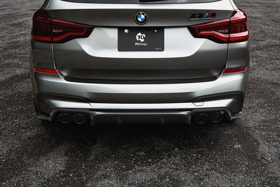 3D Design Carbon Fibre Rear Diffuser - BMW F97 X3 M S58