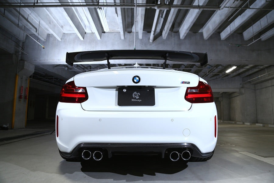 3D Design Carbon Fibre Racing Wing - BMW F87 M2 N55 / S55