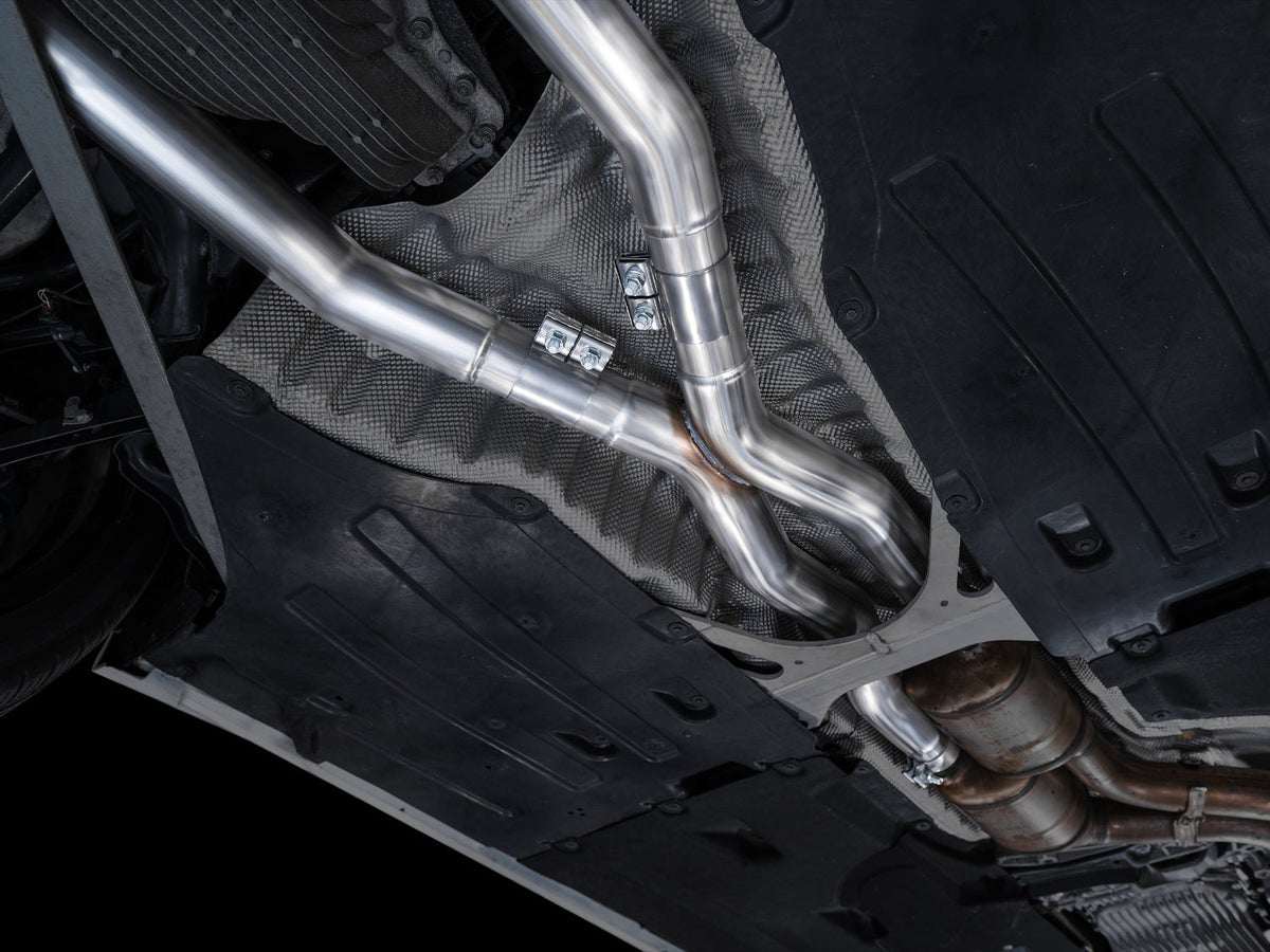 AWE Non-Resonated Performance Mid Pipes for BMW X3 M F97 / X4 M F98 S58 3.0 (2019+)