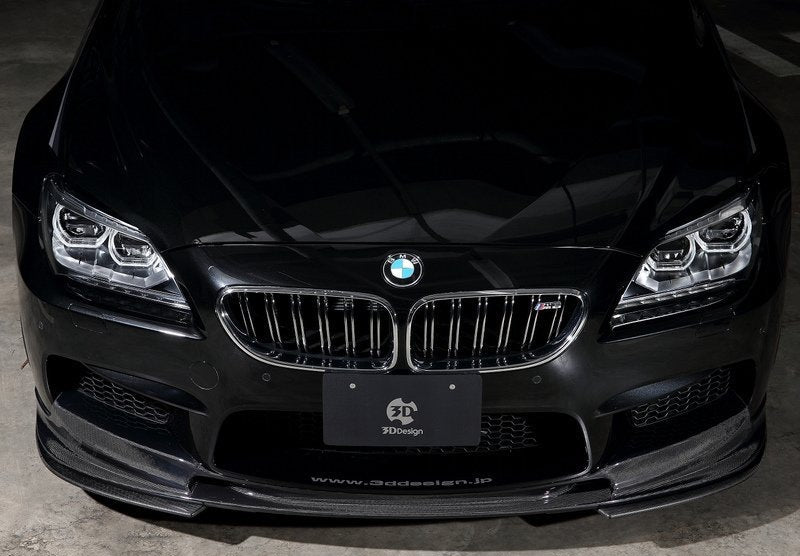 3D Design Carbon Fibre Front Lip Spoiler Set - F06 F12 F13 640i 650i N55 N63
