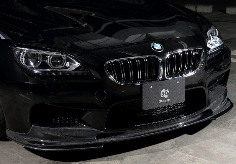 3D Design Carbon Fibre Front Lip Spoiler Set - F06 F12 F13 640i 650i N55 N63