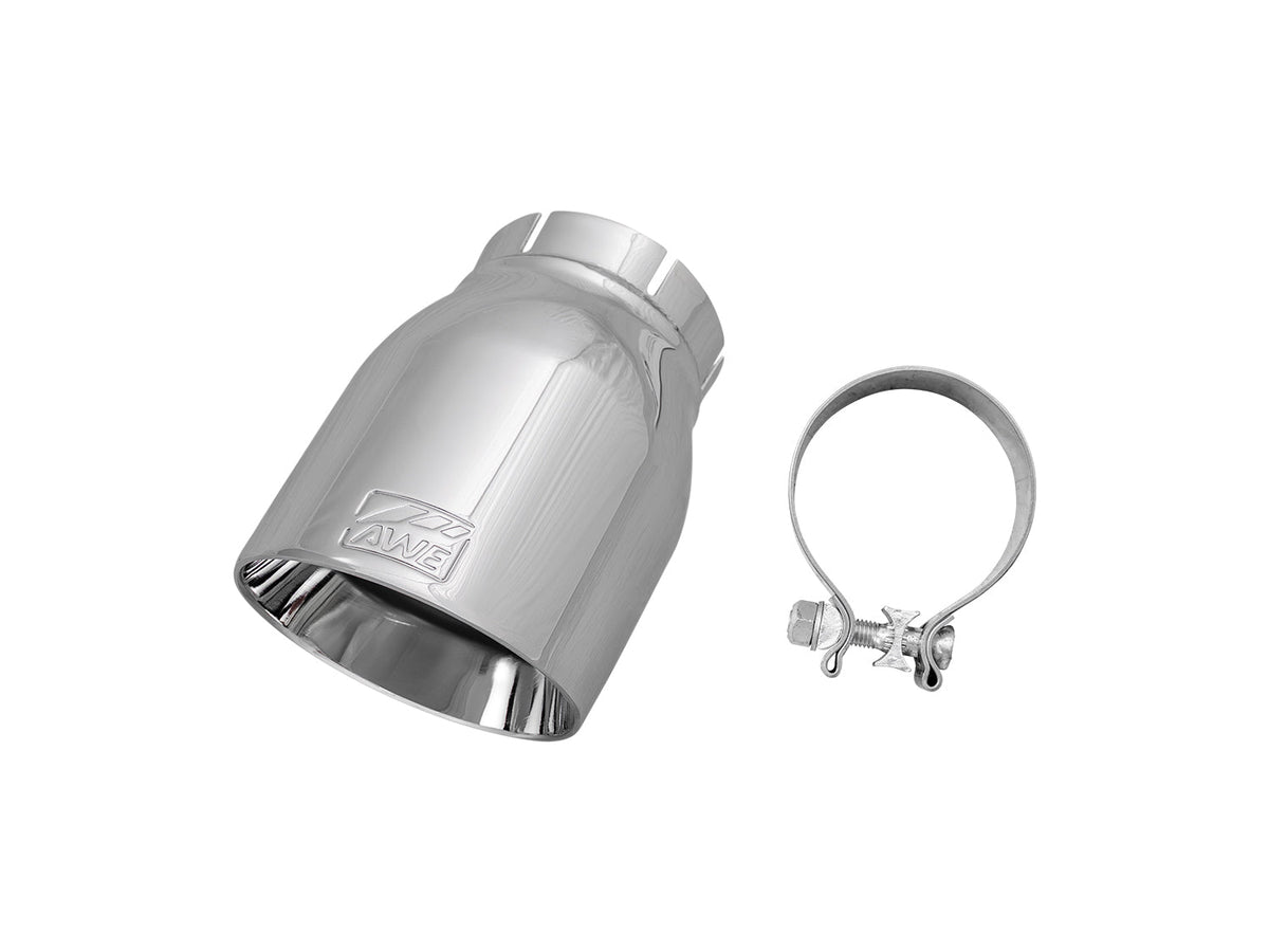 AWE Replacement Exhaust Tip Kits - Chrome Silver / Diamond Black / Vapor Blue