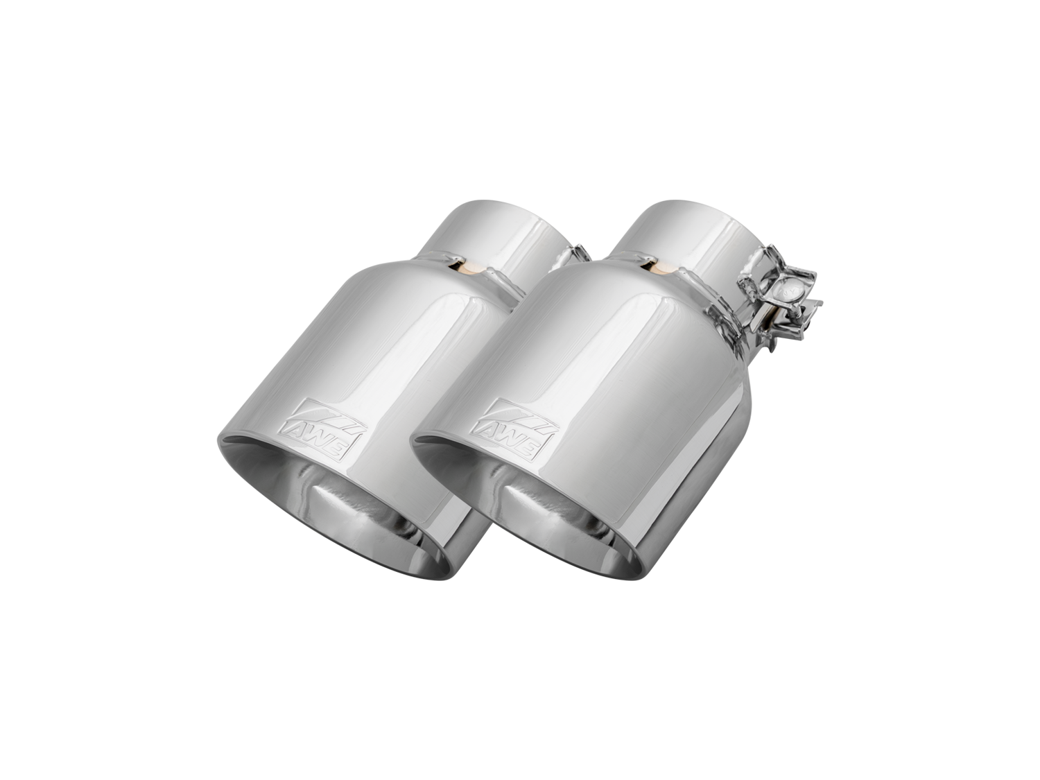 AWE Replacement Exhaust Tip Kits - Chrome Silver / Diamond Black / Vapor Blue