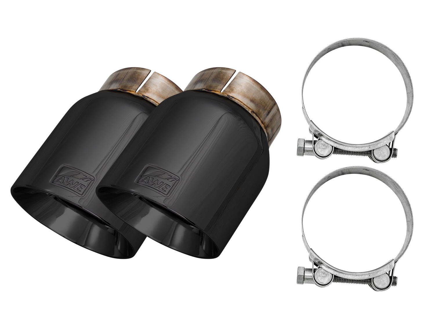 AWE Replacement Exhaust Tip Kits - Chrome Silver / Diamond Black / Vapor Blue