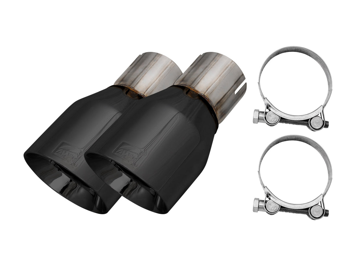 AWE Replacement Exhaust Tip Kits - Chrome Silver / Diamond Black / Vapor Blue