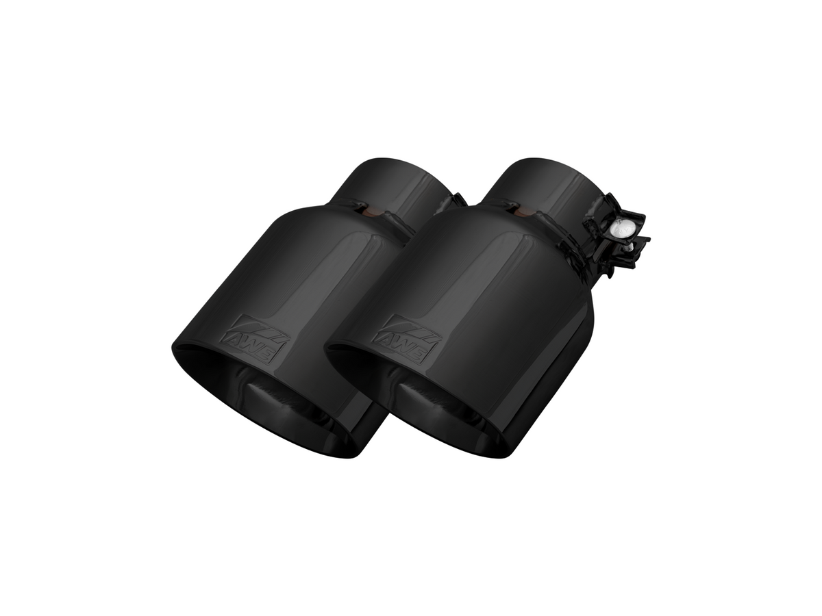 AWE Replacement Exhaust Tip Kits - Chrome Silver / Diamond Black / Vapor Blue