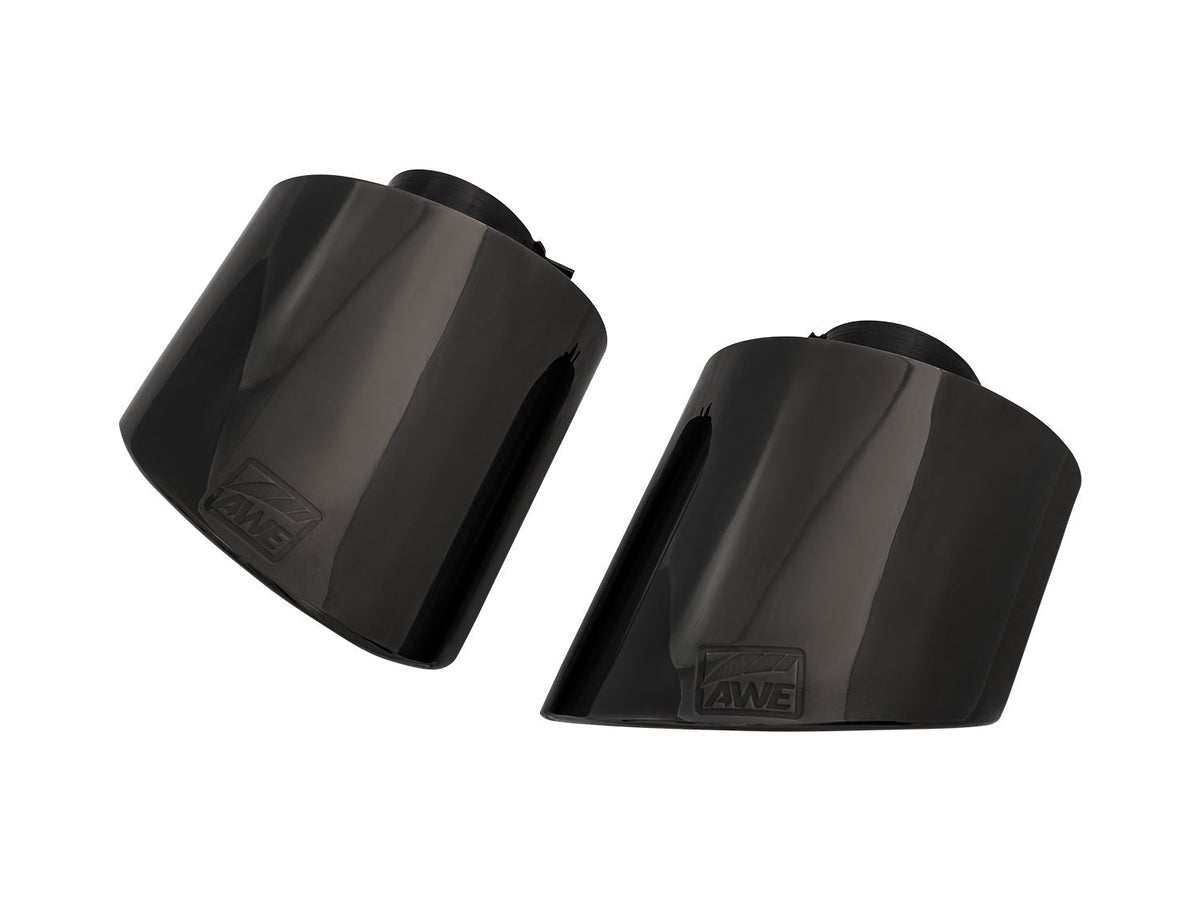 AWE Replacement Exhaust Tip Kits - Chrome Silver / Diamond Black / Vapor Blue