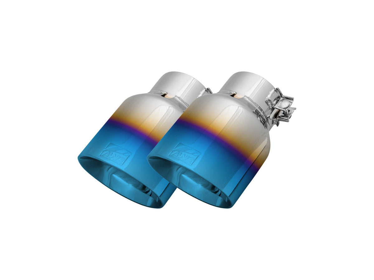 AWE Replacement Exhaust Tip Kits - Chrome Silver / Diamond Black / Vapor Blue